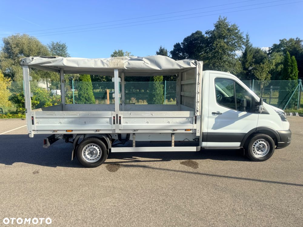 Ford FORD TRANSIT 350 PLANDEKA L3 2.0 DIESEL 170 KM • 2021 • 89 827 KM • ŁADOWNOŚĆ 1375 KG • FV 23% • SALON POLSKA • SERWIS ASO • PEŁNA EKSPERTYZA • GWARANCJA - 22