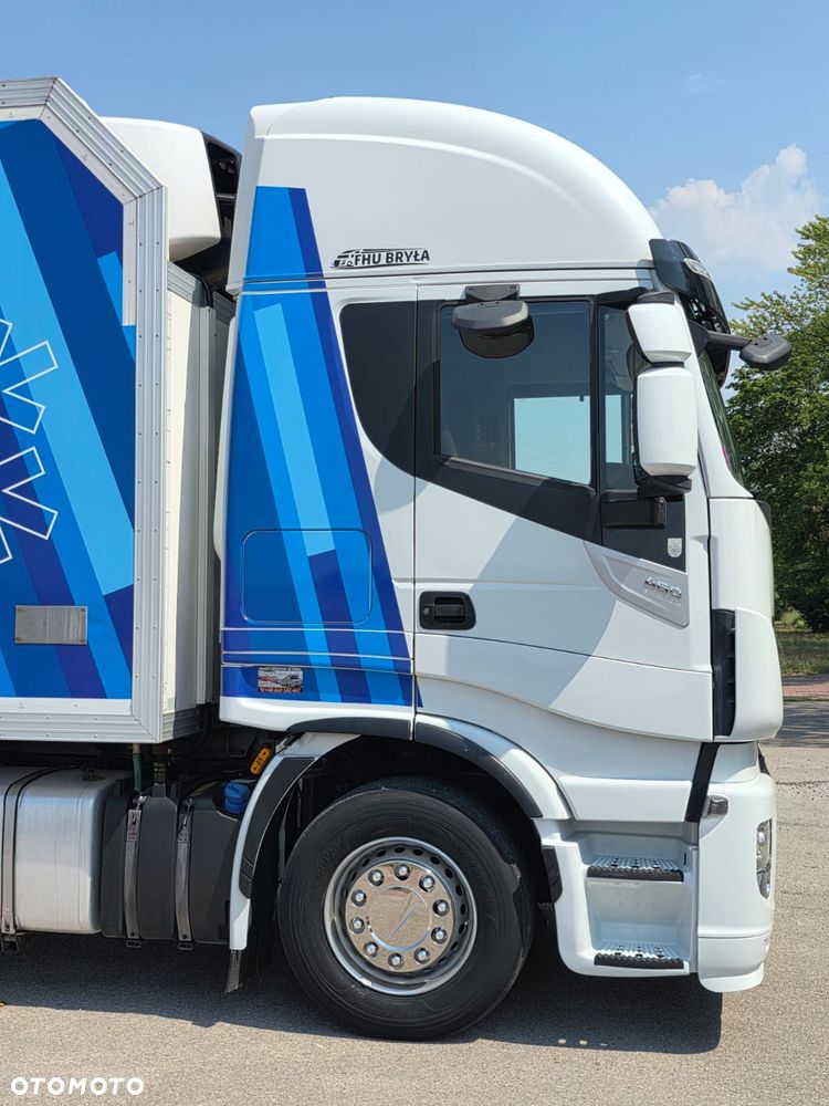 Iveco HI-WAY 460 / CHŁODNIA / WINDA / 6×2 /  21 EUROPALET / DRUKARKA / KLIMA POSTOJOWA / SYPIALKA / 3 OSIE / OŚ PODNOSZONA ORAZ SKRĘTNA  / AUTOMAT / E6 / SPROWADZONY/ - 10