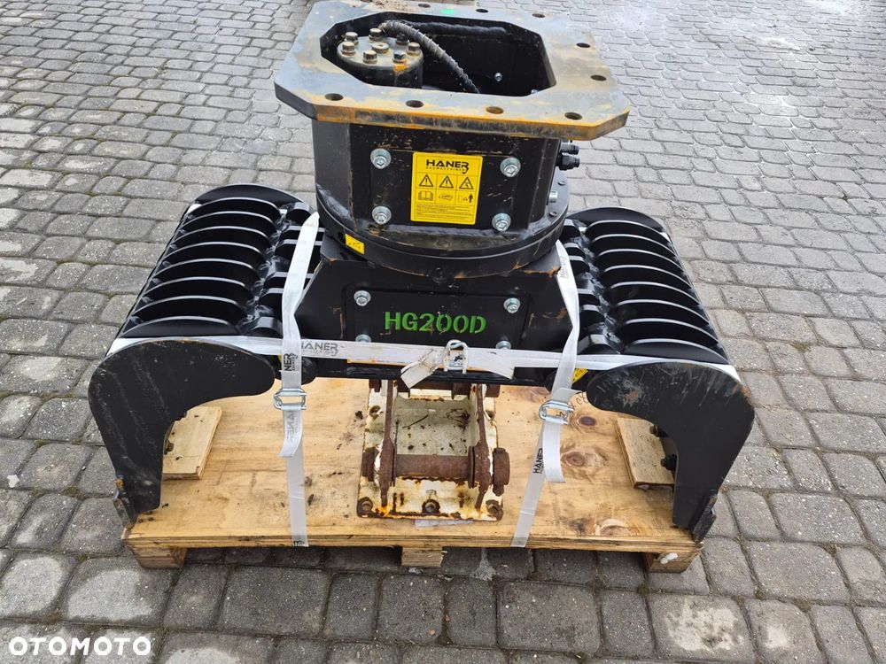 Chwytak chydrauliczny obrotowy sortujący wyburzeniowy kleszcze Haner 142kg, NOWE!!! - 2