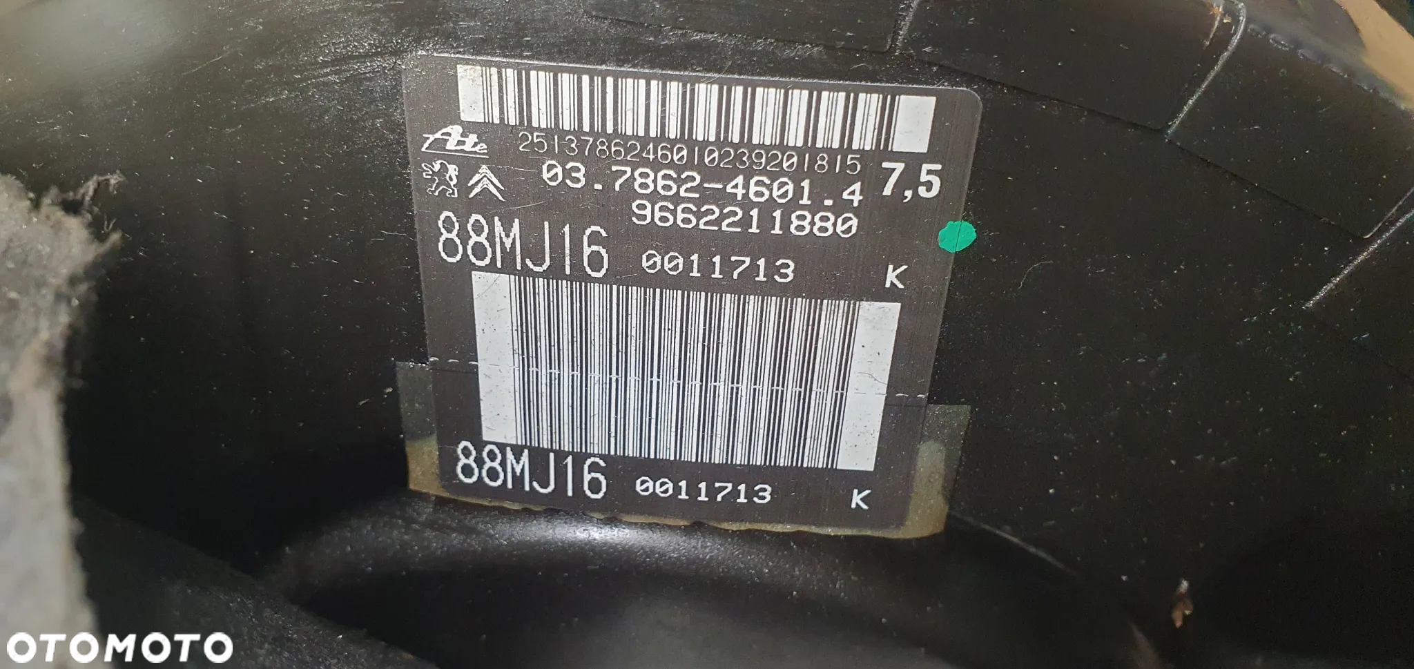 Serwo wspomaganie hamulca Citroen C5 III 9662211880 - 5