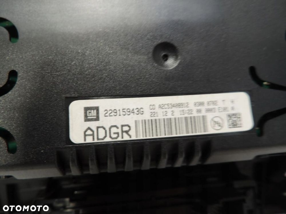 OPEL INSIGNIA A RADIO RADIOODTWARZACZ CD400 22836293 WYŚWIETLACZ 22915943G - 10
