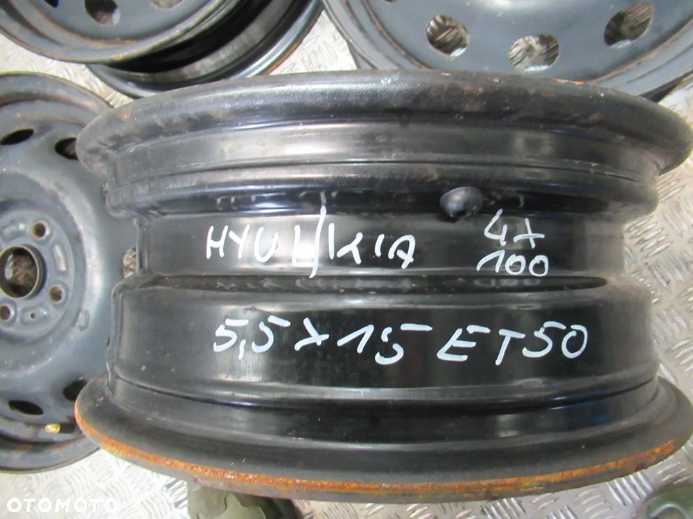 Felgi Hyundai I20 Getz Kia Picanto Rio Stonic 5,5Jx15 et50 4x100 - 4