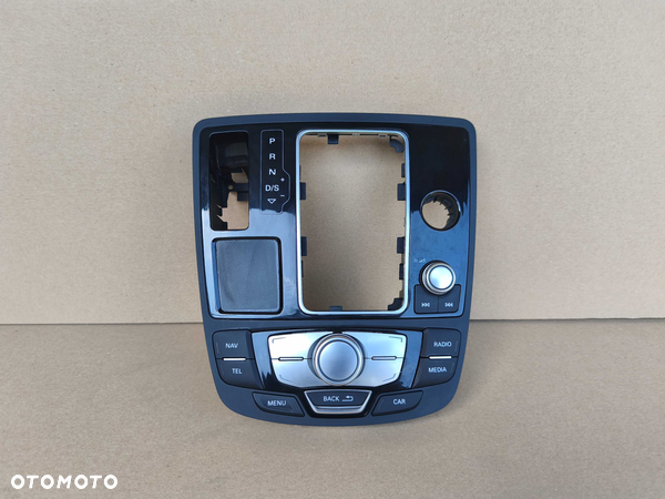 Audi A6 C7 lift panel sterowania konsola dekor środek radia MMI igła