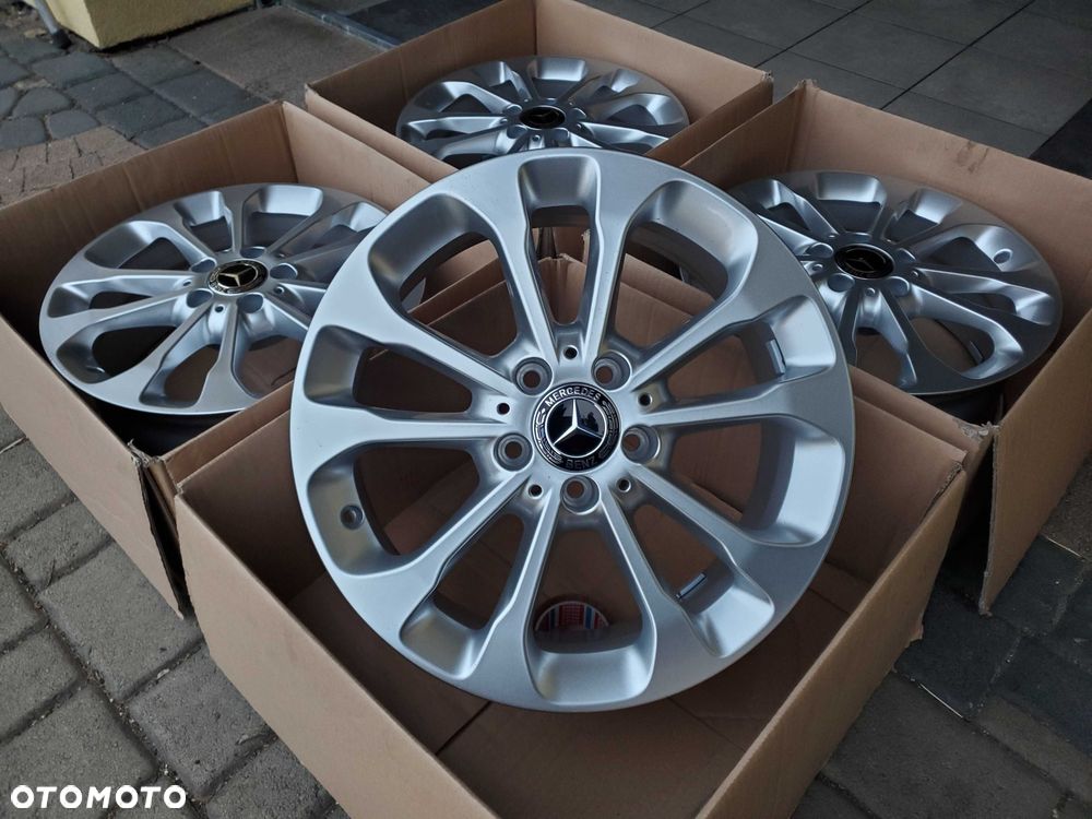 Alufelgi 17 Mercedes Oryginalne ! A B C CLA GLA Vito Viano 5x112 292# - 4