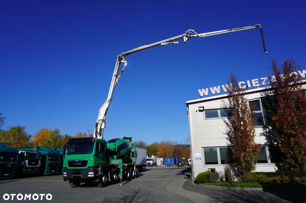MAN TGS 35.480 8x4 / Pompogruszka / Putzmeister M24-3 / 1600 MTH! - 9