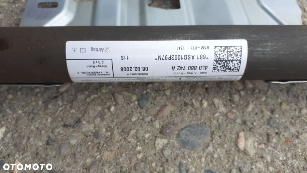 Kurtyna powietrzna audi Q7 4L0 880 741A( 742A) - 3