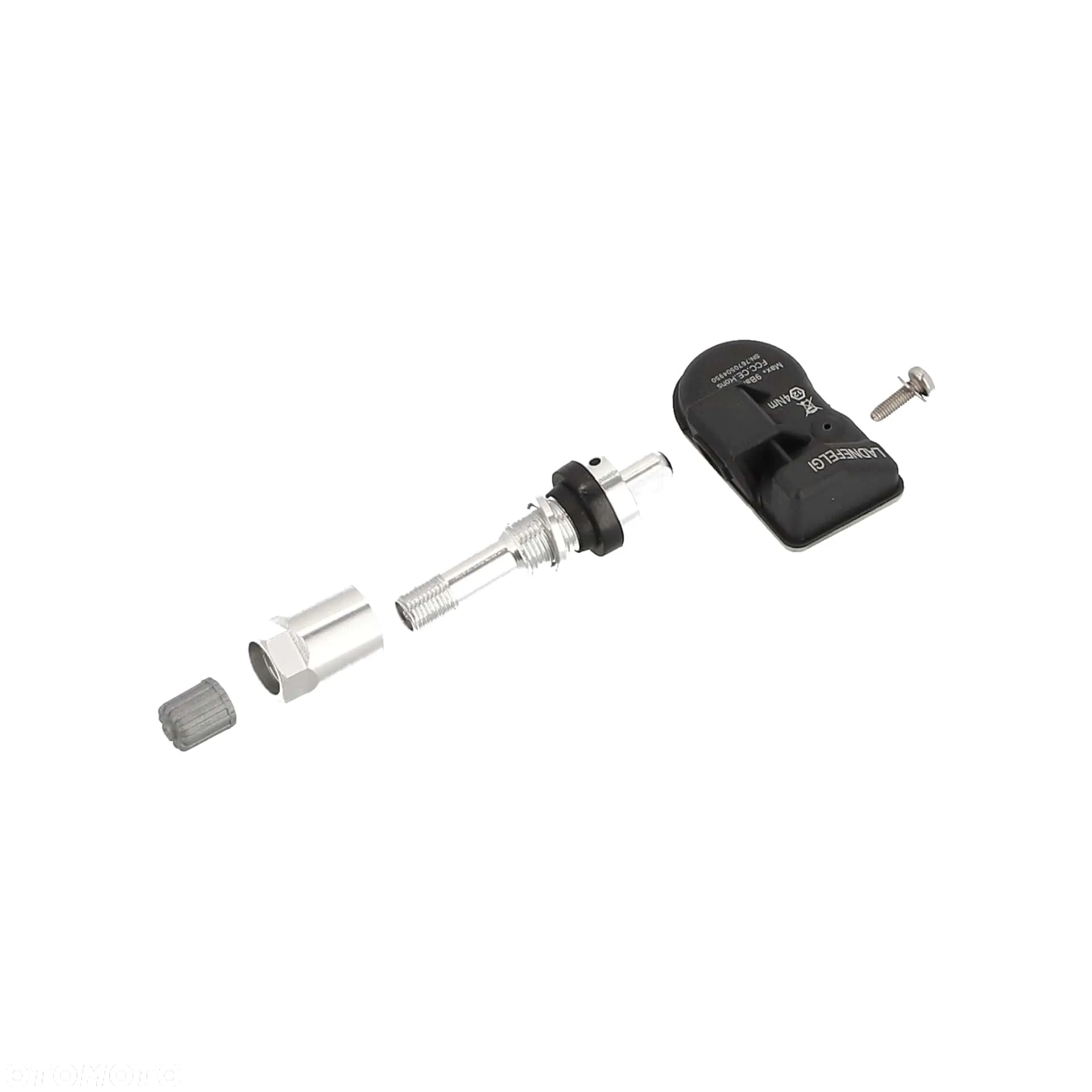 LadneFelgi.pl - Czujnik ciśnienia w oponach - TPMS - Metalowy Silver 315+433, programowany Autel - 3