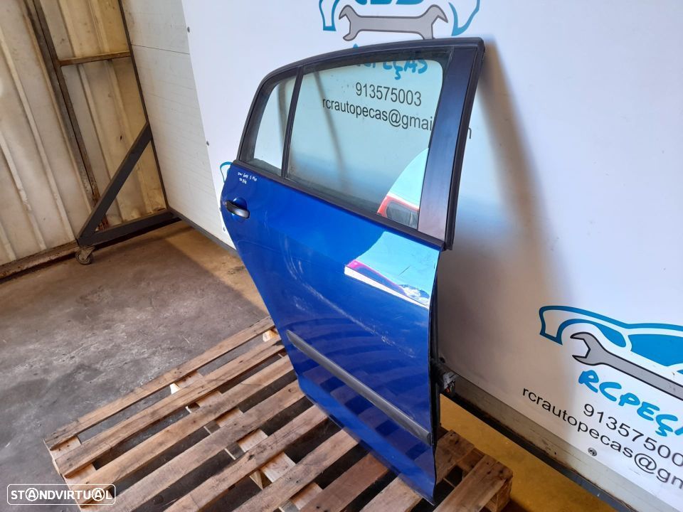 PORTA TRASEIRA TRÁS DIREITA VOLKSWAGEN GOLF V 5 MK5 5M PLUS FECHO ELEVADOR MOTOR PUXADOR VIDRO - 2