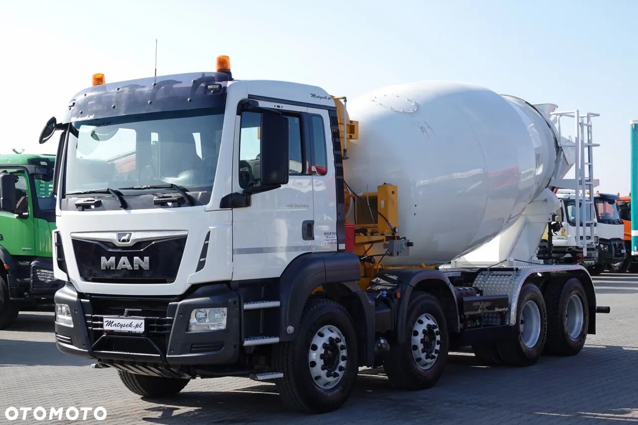 MAN TGS 32.420 / 8x4 / BETONOMIESZARKA IMER  / GRUSZKA 9M3 / 2018 ROK - 1