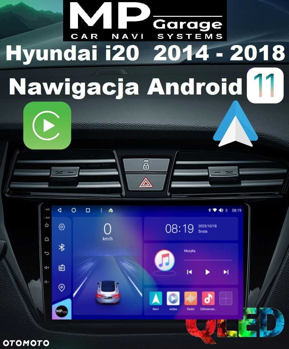 HYUNDAI i20 II Radio Android Qled 4G CarPlay/AA LTE Montaż!!! - 1