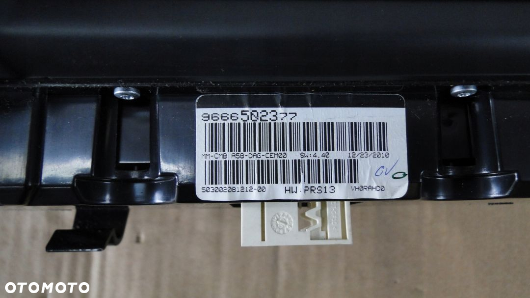 CITROEN C3 PICASSO LICZNIK ZEGARY 9666502377 EURO - 6