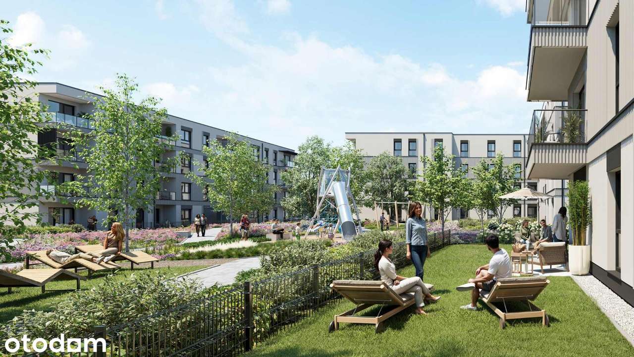 3-pokojowe mieszkanie 60m2 + balkon