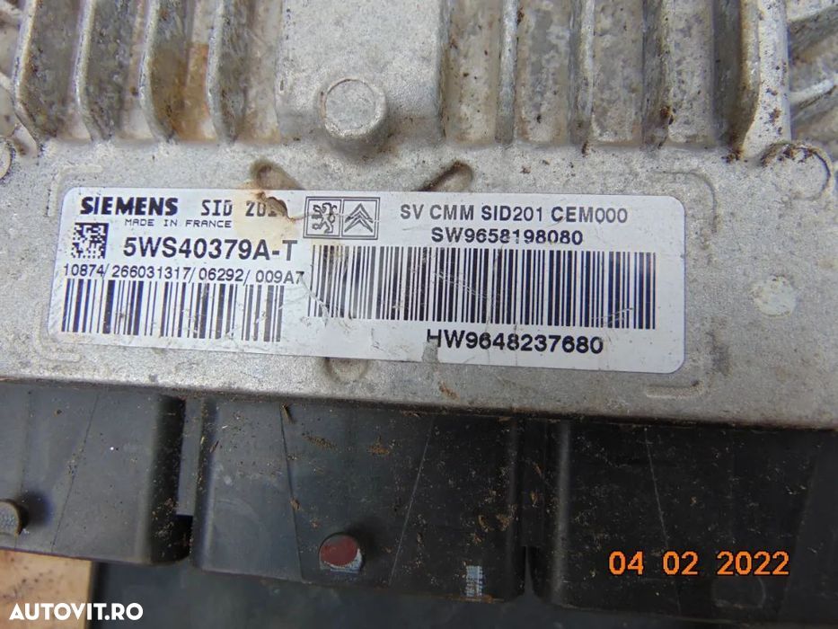 Ecu Peugeot 2.7hdi 607 407 citroen c6 2.7hdi c5 - 3