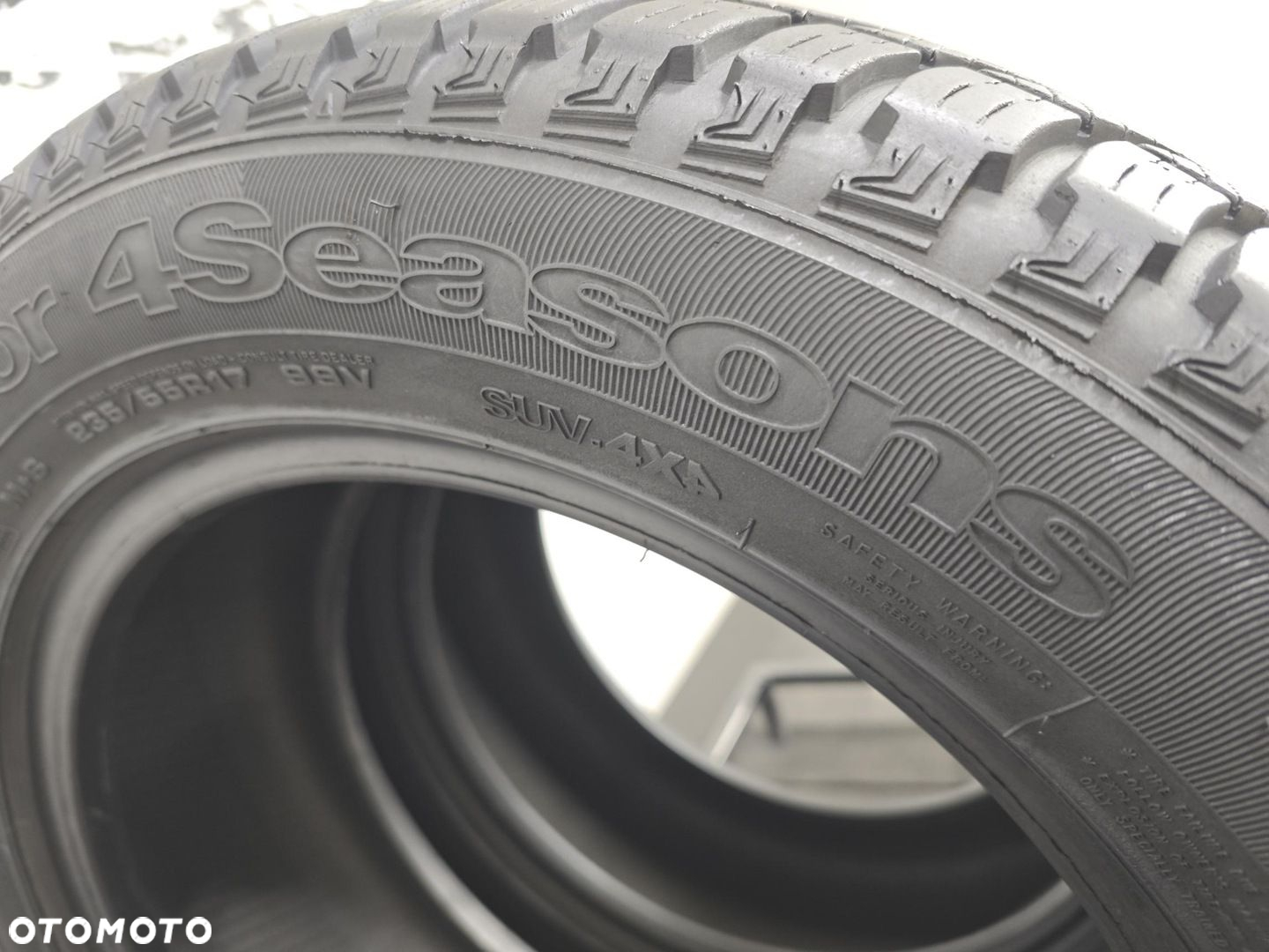 235/55r17 goodyear 2016 opony całoroczne 6,5mm 51423 - 5