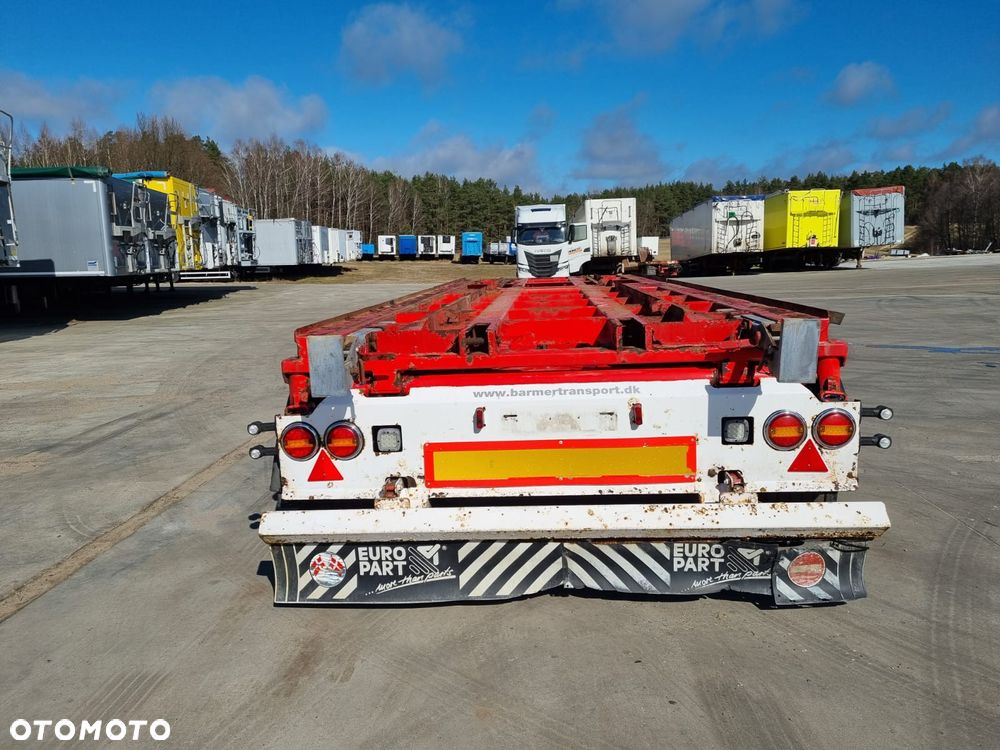 Kel-Berg Przyczepa Hakowiec Wywrotka do Przewozu Kontenerów 4 osie 7,50 m - 10