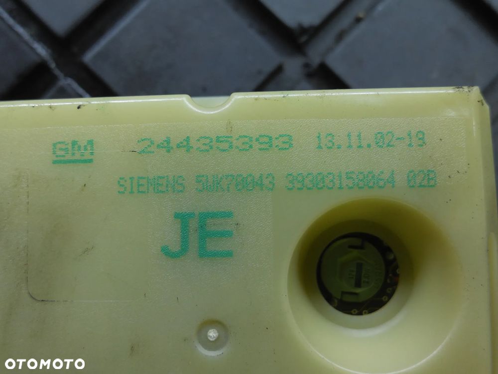 OPEL ZAFIRA A I WYŚWIETLACZ ZEGAREK 24435393 - 3
