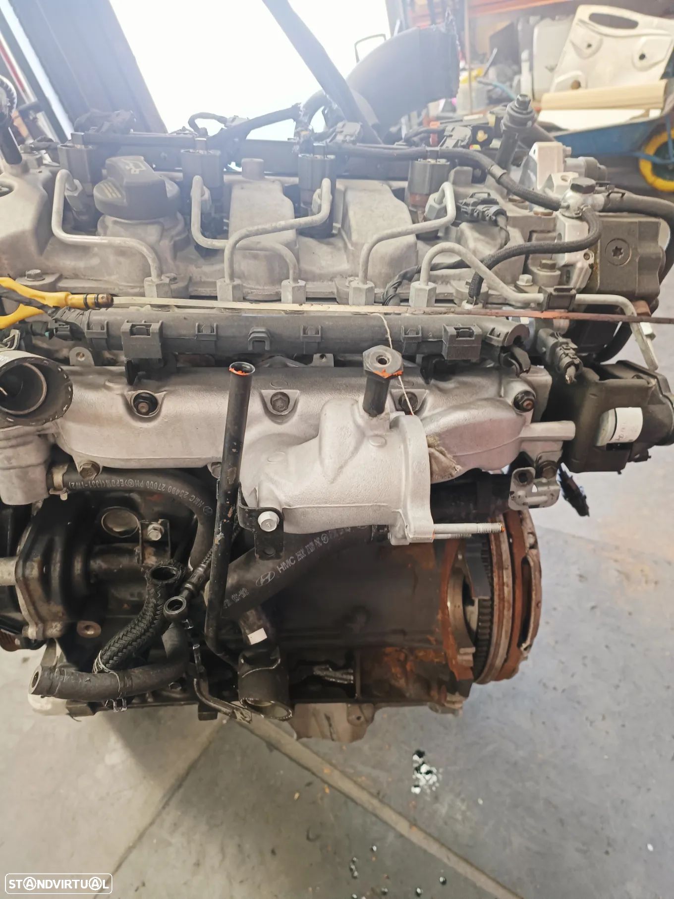 Motor Hyundai , Kia 2.0 CRDI DE 140 CV,  D4EA para peças, injetores 0445110258 , colaça , cambota, pistões . - 1