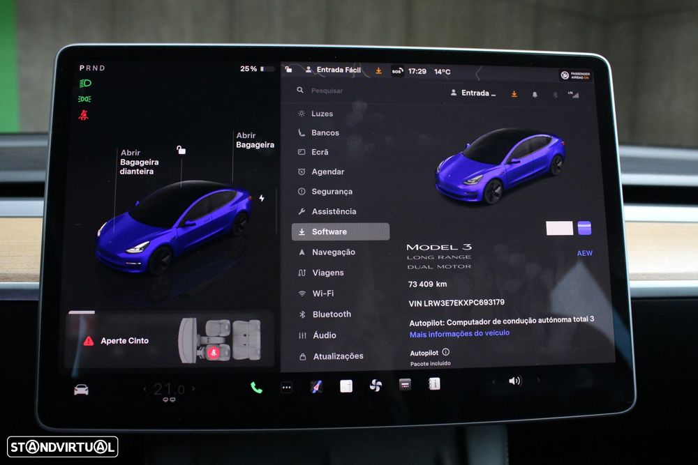 Tesla Model 3 Long Range Tração Integral - 16