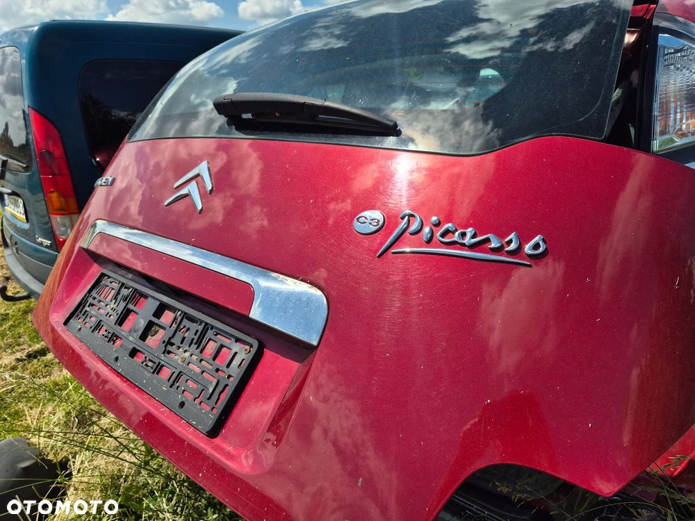 Citroen C3 Picasso klapa bagażnika kompletna kolor KJCC - 3