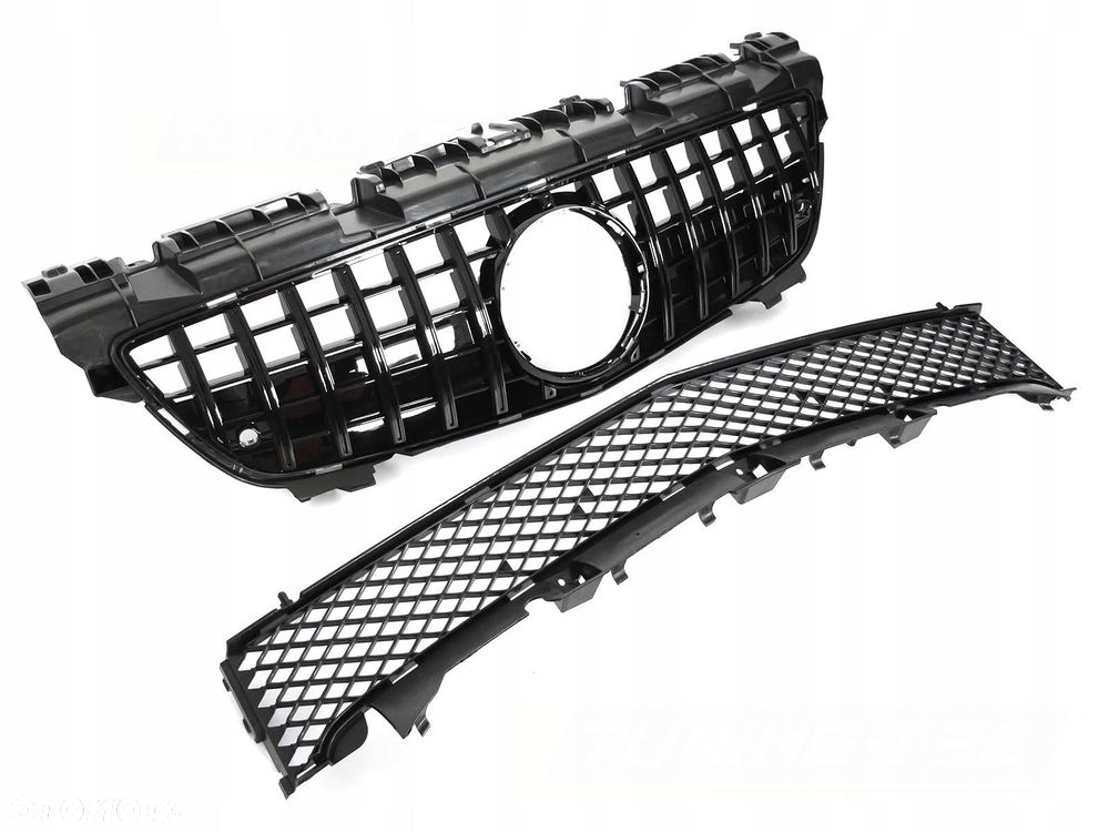Atrapa Grill Kratka Tuning GT-R Panamericana Mercedes SLK r 172 2011-2016 - 3