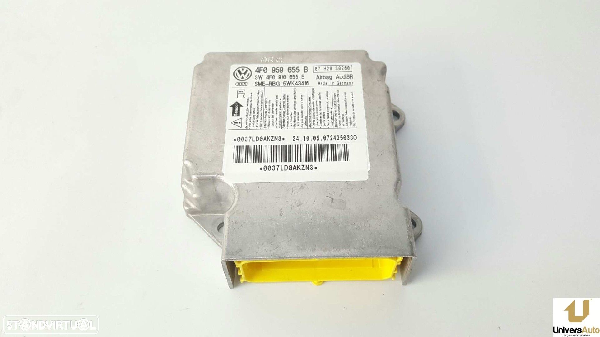 CENTRALINA DE AIRBAG AUDI A6 BERLINA (4F2) 3.0 TDI QUATTRO (165KW) - 1