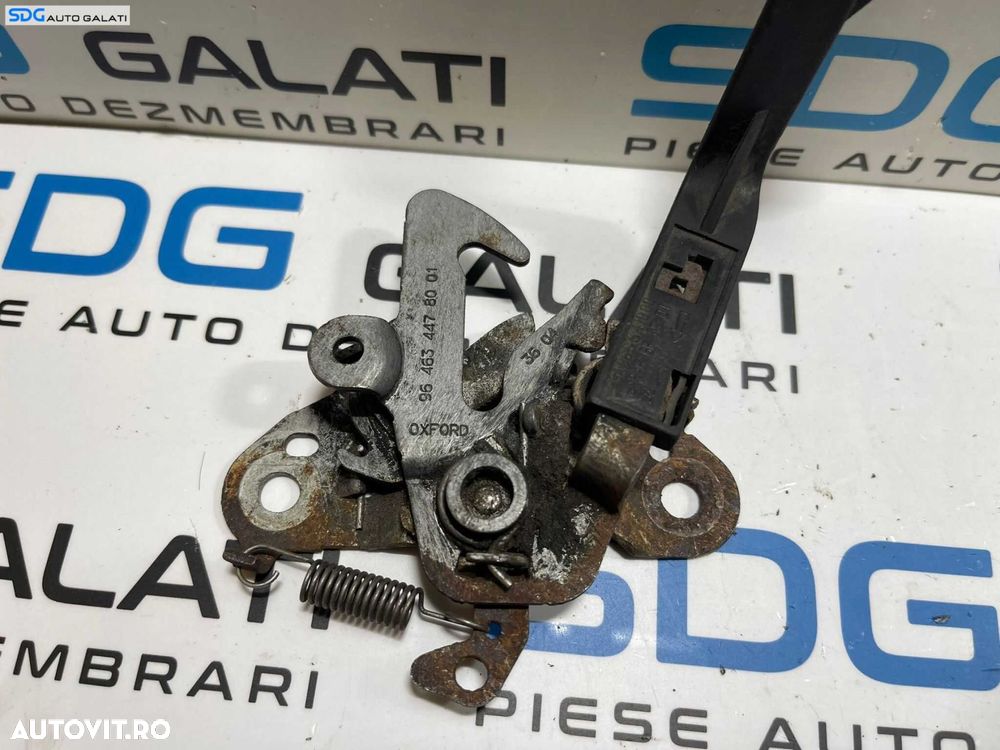 Broasca Incuietoare Capota Motor Peugeot 407 2004 - 2010 Cod 9646344780 964634478001 [B3470] - 4