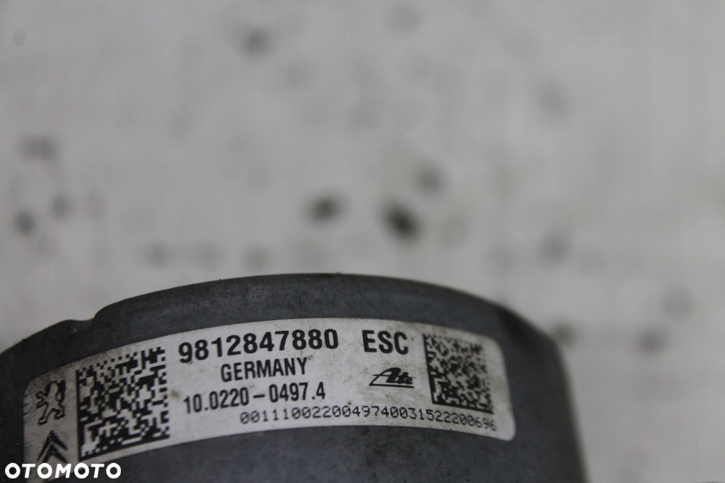POMPA HAMULCOWA ABS PEUGEOT 208 I LIFT 1.2 VTI 15-19 9812847880 - 4