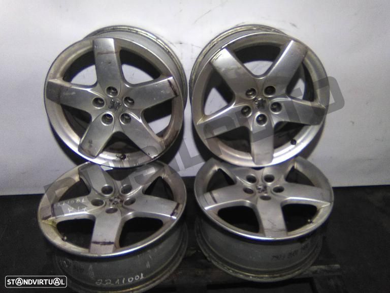 Conjunto Jantes Alumínio R17  Peugeot 407 [2004_2011] 2.0 Hdi - 1
