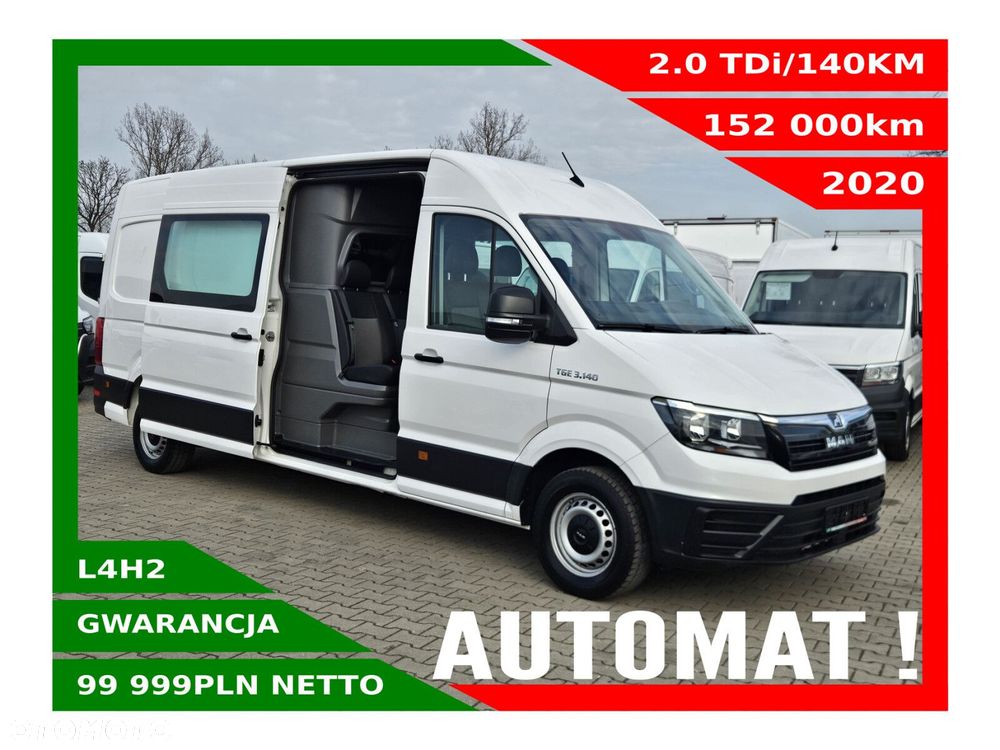 MAN tge L4H2 *99999zł NETTO* Brygadówka 7 osób 2.0TDi/140KM - 1