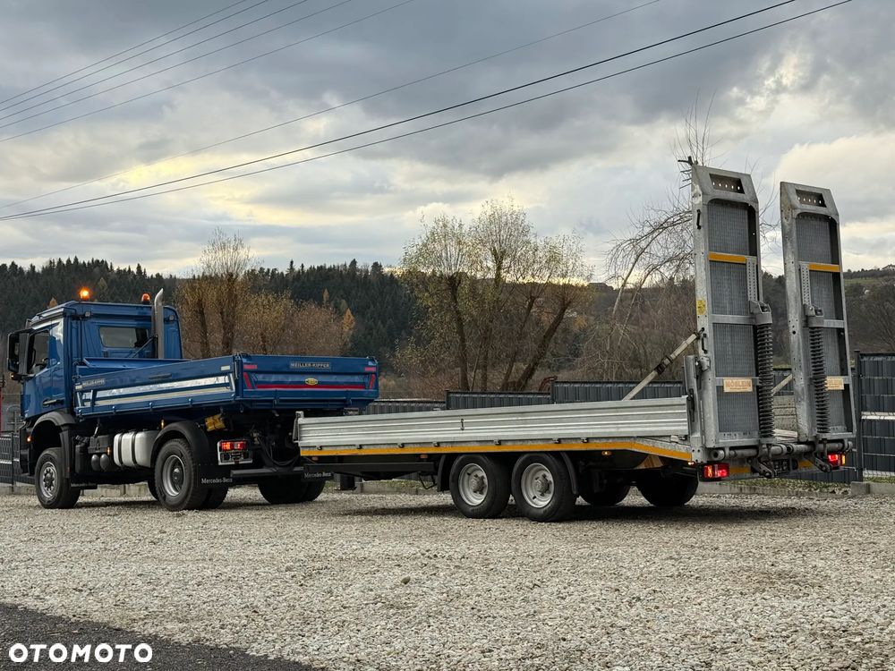Mercedes-Benz * Arocs * 4X4 * JAK NOWY * Wywrotka Kiper Meiller+ Przyczepa * Zestaw  Sprowadzony * 80.700 km Oryginalnie * Mercedes - 15