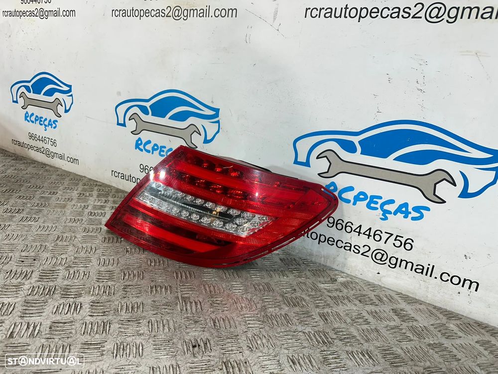 .Farolins Tras Traseiros Esquerdo Direito Originais Led Mercedes Benz W204 Sedan 2006 - 2014 - 12