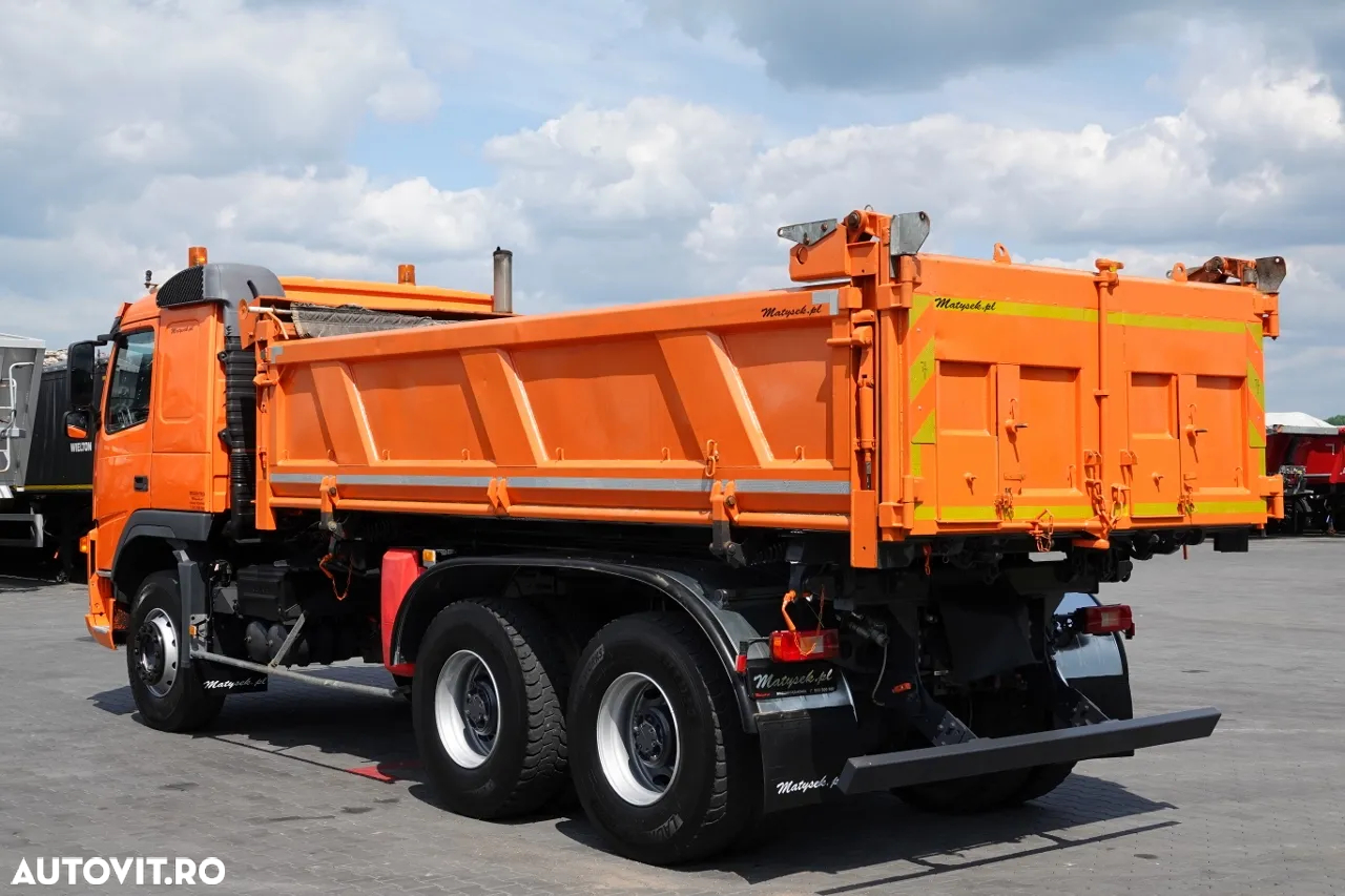 Volvo FM 12.420 / 6x4 / TIPPER / HYDROBLANTA / SPECIAL / CAMION FATA / BORDMATIC / MANUAL / IMPORTAT - 10