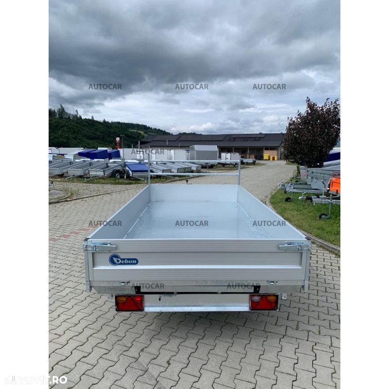 Autocar Remorca basculabila pe trei parti Debon pana la 3500 kg - 3