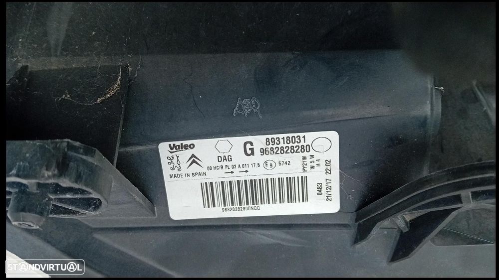 Ótica / farol esquerda CITROËN Berlingo (B9) - 5