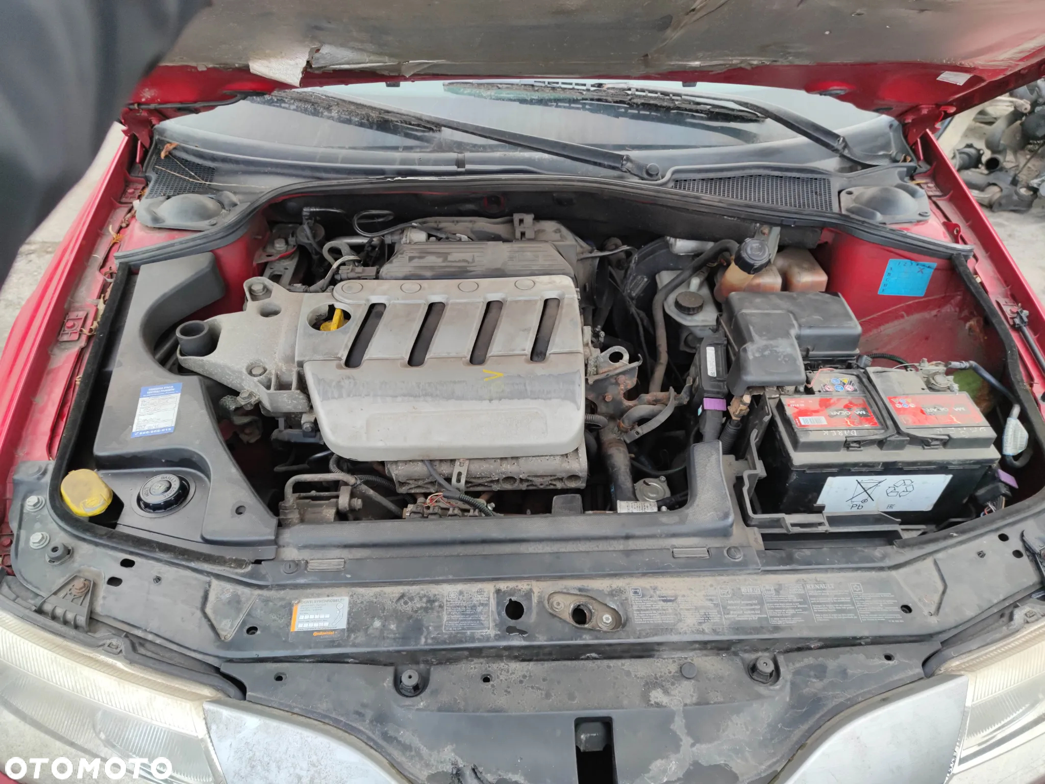 Renault laguna II silnik 1.8 16v lakier OV731 na części - 5