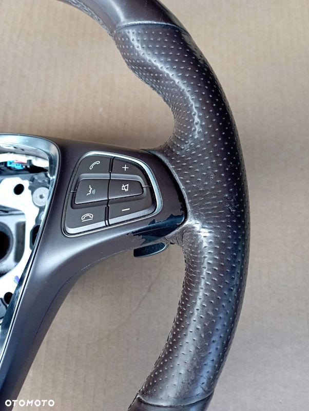 MERCEDES GLE W166 W292 KIEROWNICA MULTIFUNKCJA SKÓRA ŁOPATKI EU A0004605403 - 8
