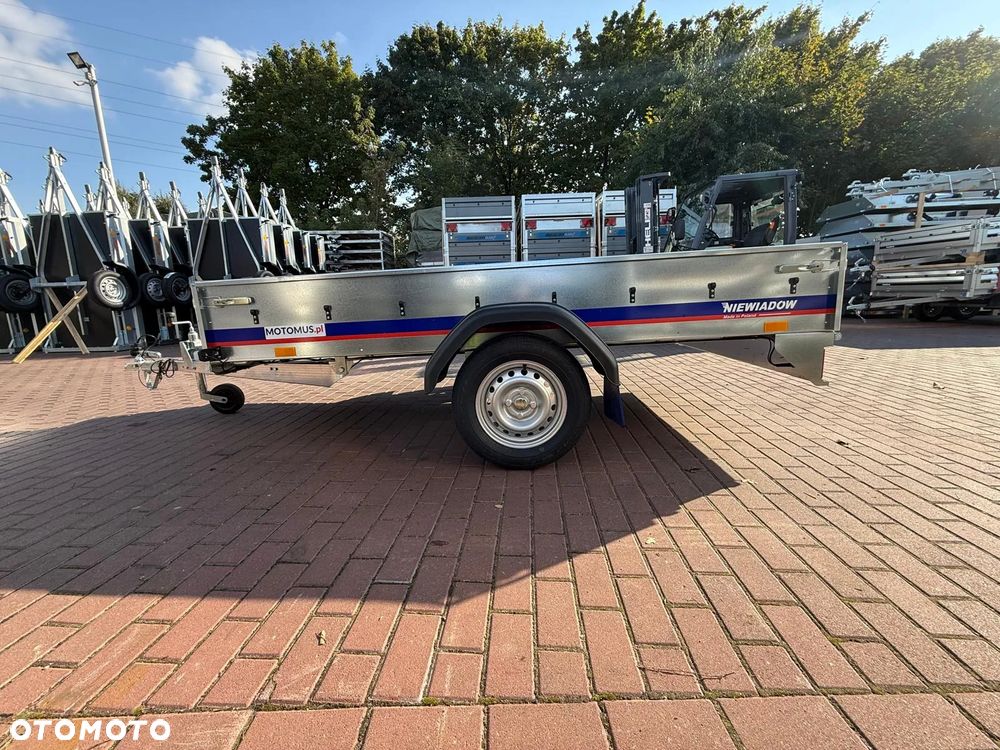 Niewiadów Przyczepa Niewiadów N426U 260x138x35cm 1 oś 750kg burty boczne 2mm Częstochowa MOTOMUS dostawa pod dom - 9