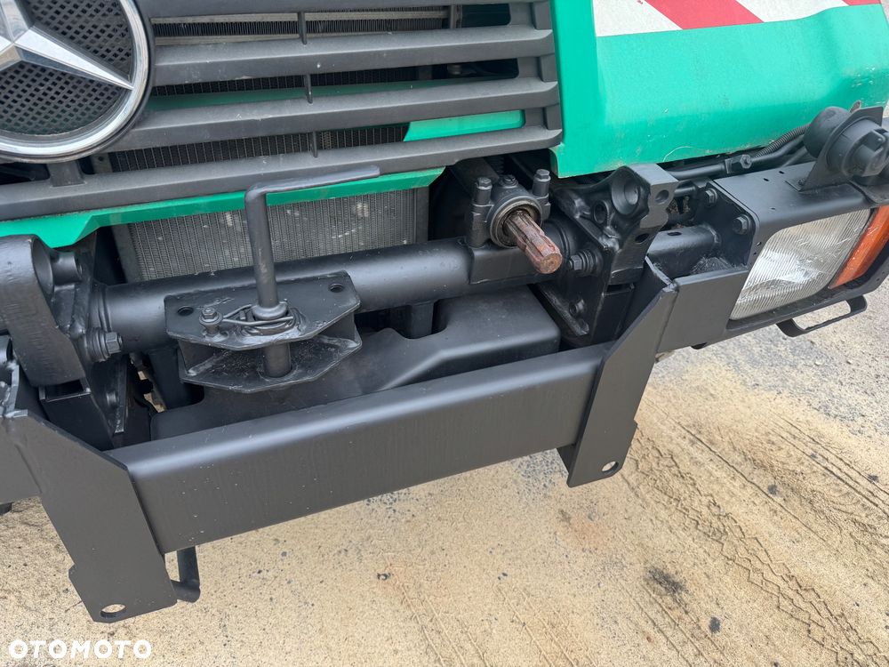 Mercedes-Benz Unimog U90 2000 r. Wywrotka 3 str 2 x WOM 4x4 Hydraulika Tylko 34 tys km Specjalny - 14