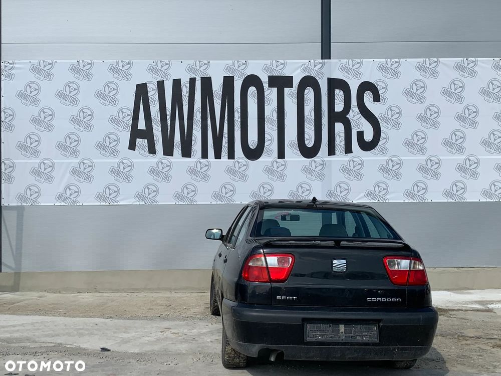 SEAT CORDOBA 1999 1.6 *SAMOCHÓD NA CZĘŚCI*1153 MASKA, LAMPA, DRZWI, LUSTERKO, ZDERZAK, GRILL, BŁOTNIK, KLAPA, BELKA, DESKA, FOTELE, KANAPA, ĆWIARTKA KIEROWNICA, TARCZE, ZACISKI, ZAWIESZENIE, KOMPLETNY PRZÓD, KOMPLETNY TYŁ, LICZNIK, ZEGARY, PRAWE LEWE PRZÓD TYŁ - 4