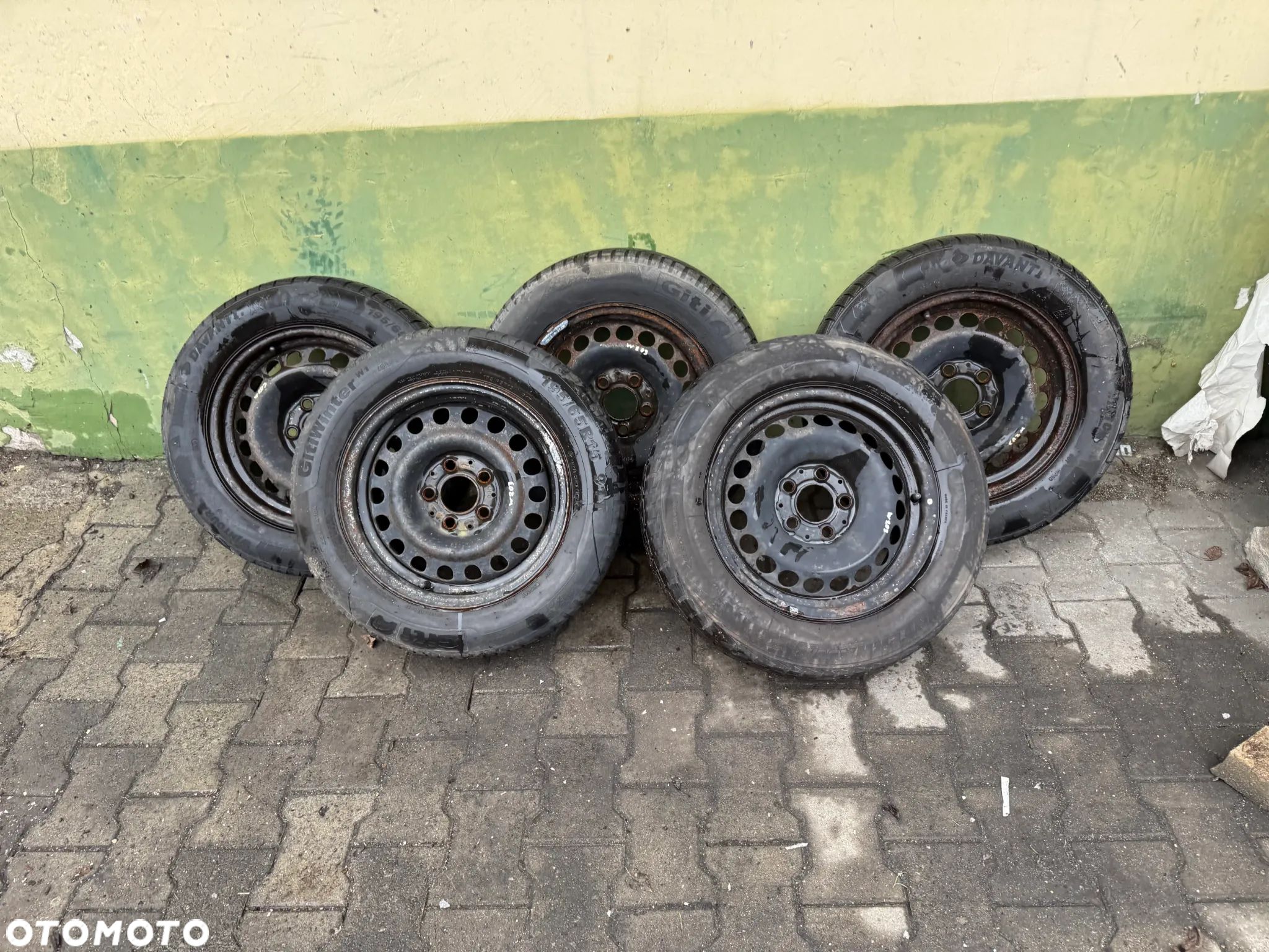 Mercedes C W203 komplet felg stalowych 15" ET31 5 szt. A2034000002 - 1