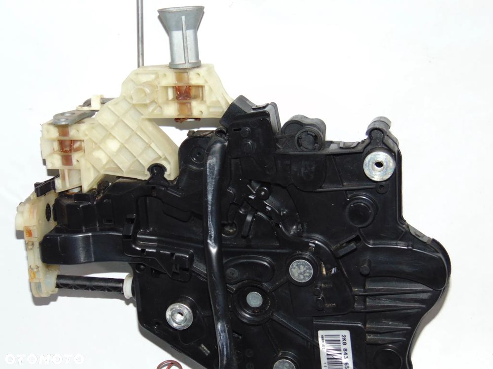 ORYGINAŁ zamek boczny tylny tył prawy mechanizm zamka drzwi przesuwnych 2K0843654BB VW Volkswagen Caddy 3 III 03-15r - 9