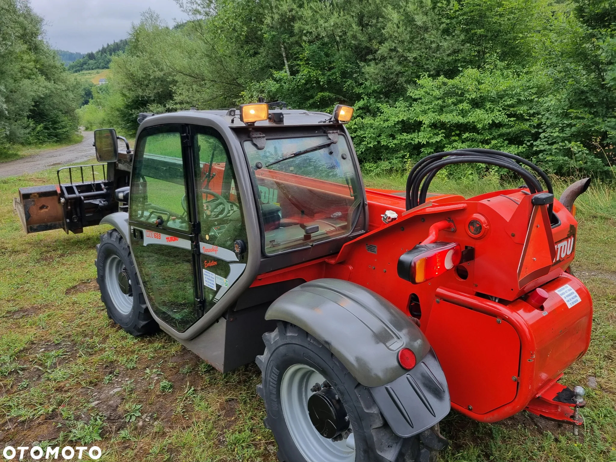 Manitou MVT 628 Ładowarka teleskopowa 6 metrów Udzwig 2,9tony idealny stan z Norwegii 2011r Niski przebieg Łyżka i widły - 24