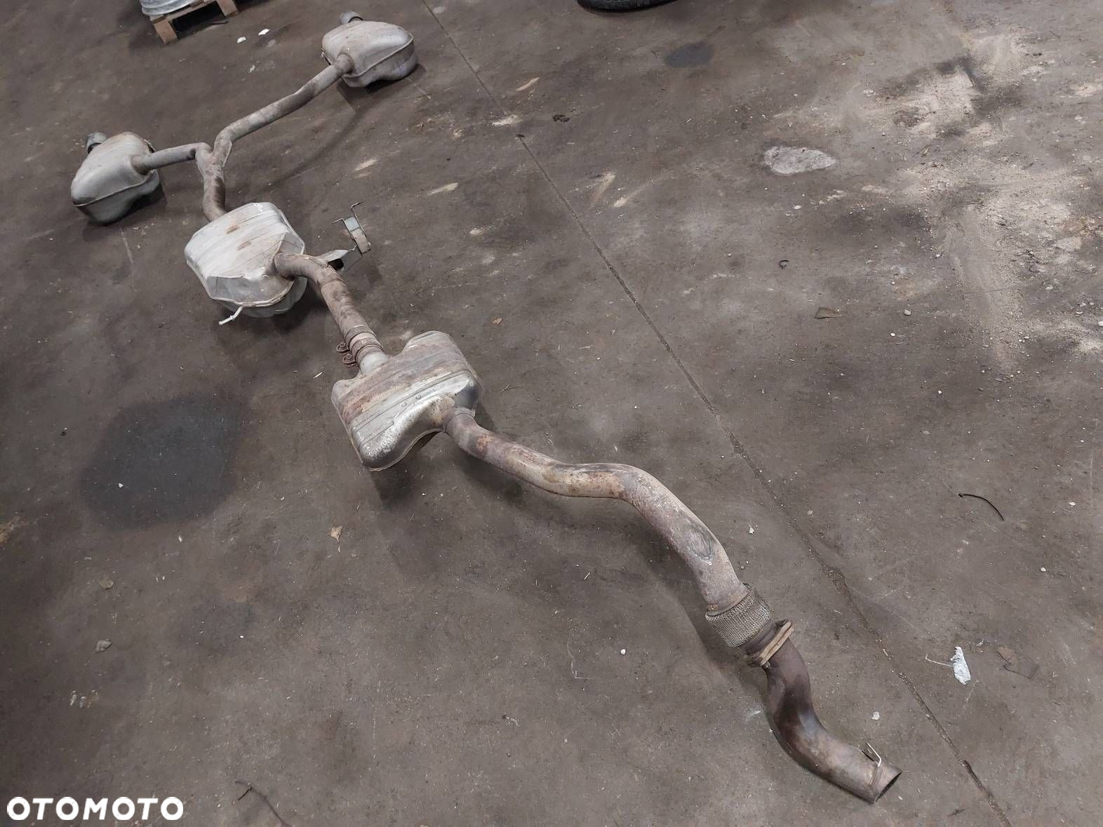 TŁUMIK WYDECH ŚRODKOWY + KOŃCOWY AUDI A5 8T 1.8 TFSI 8K0253211AC - 4