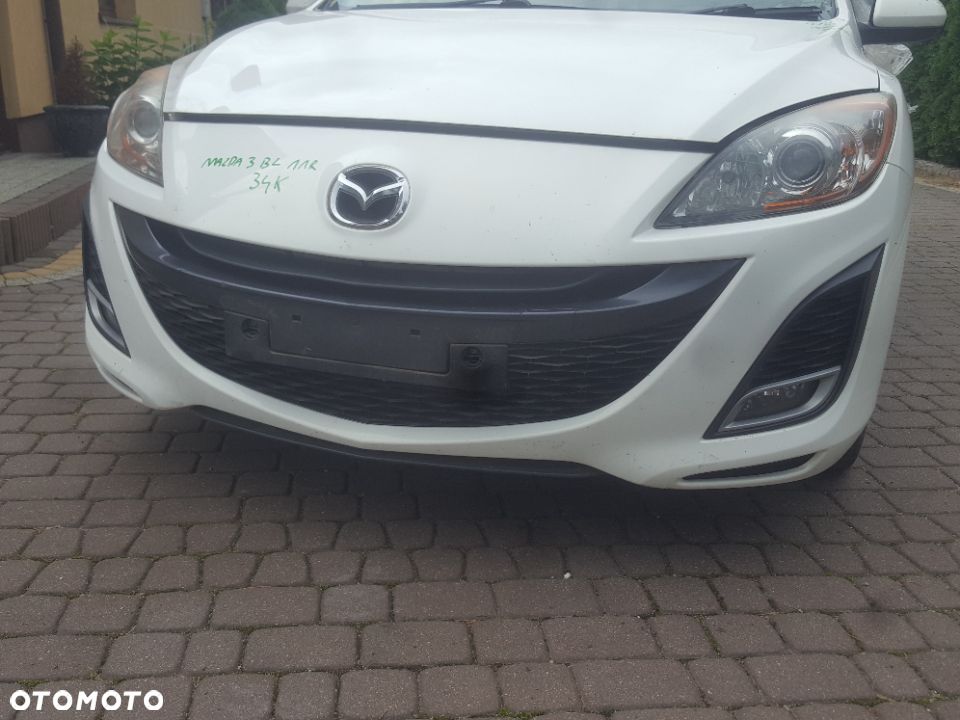 PRZÓD MASKA BŁOTNIK ZDERZAK MAZDA 3 BL SPORT LIFT 09-13 34K