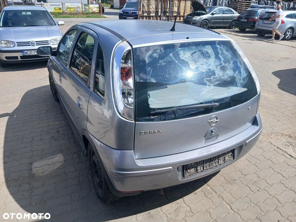 opel corsa c lift z163 maska zderzak lampa grill błotnik drzwi zbiornik paliwa szyba lusterko - 3