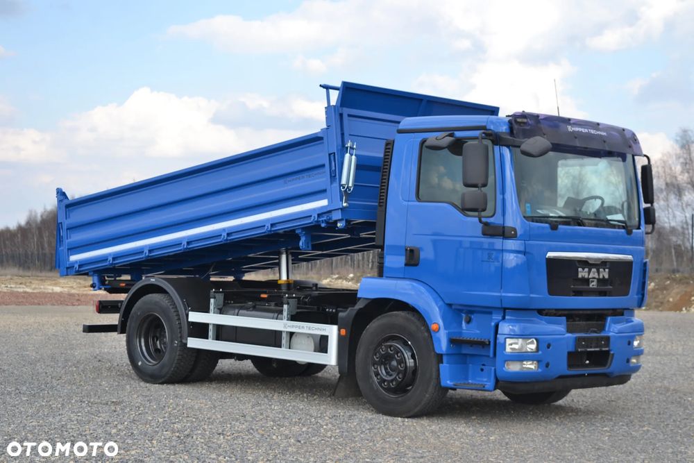 MAN TGM 18.290 18.340 Nowy 3-stronny WYWROT Kiper Wywrotka Manual Klima Blokada mostu TGL Axor Antos TGS - 1