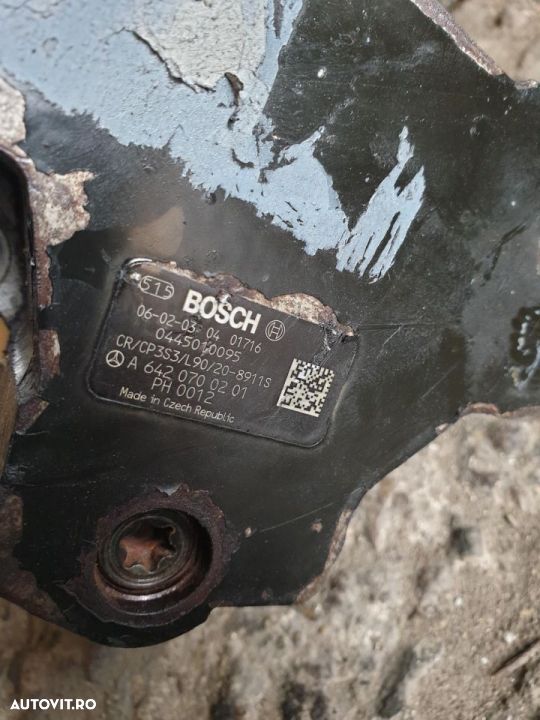 Pompa inalte mercedes s class ml w164
Motor 3.0 cdi v6 om 642 - 2