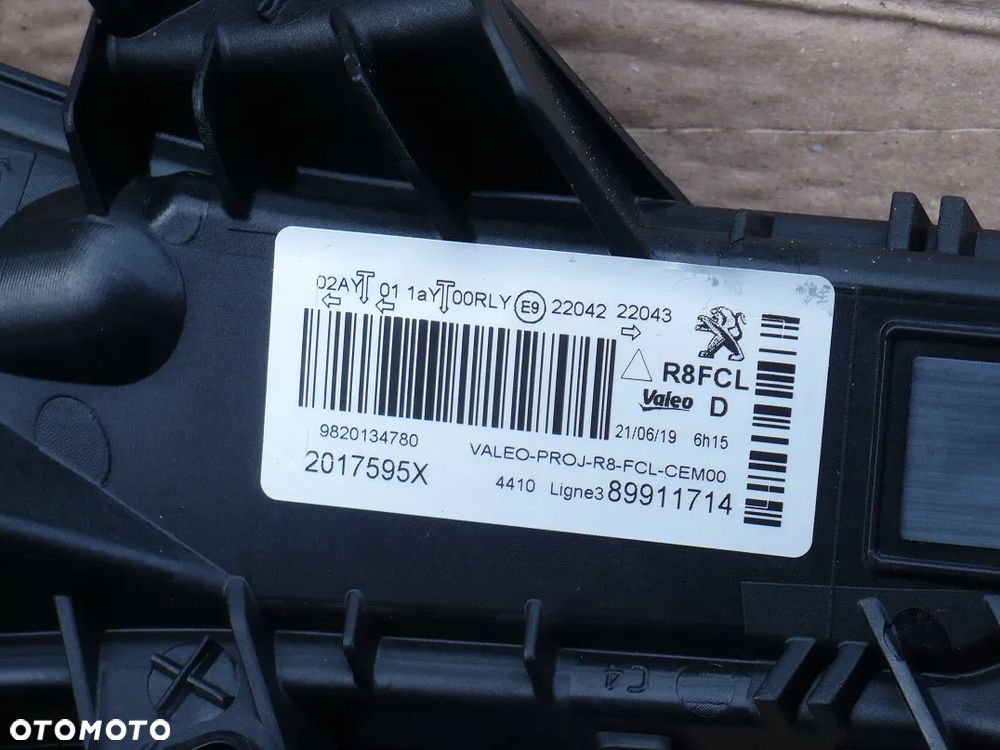 peugeot 508 II 18- led do jazdy dzien. prawy 9820134780 orygi - 6