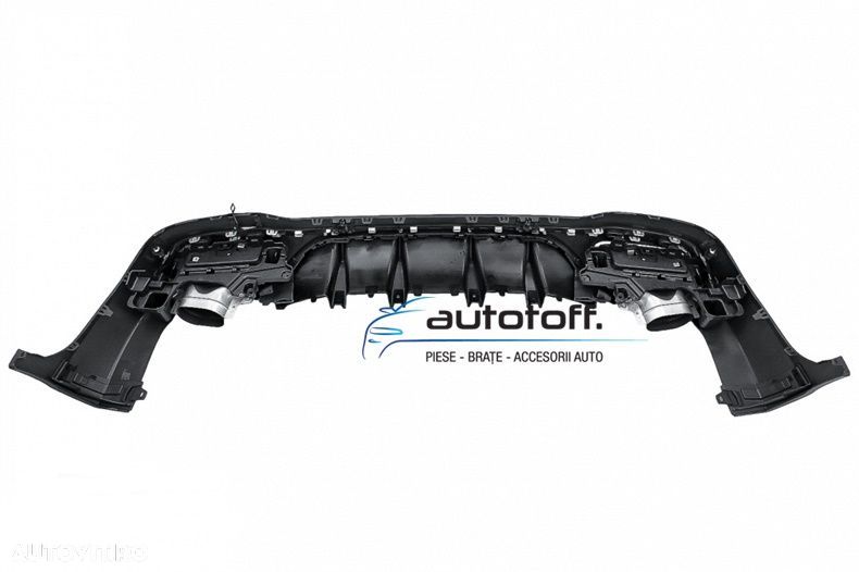 Difuzor bara spate compatibil Mercedes GLC X253 SUV Facelift (2019+) AMG43 Design - 6