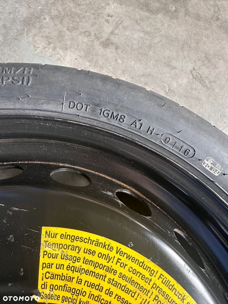 Koło dojazdowe Audi A4 B9 8W 8W0601027B 8W0601027 125/70 R19 - 4